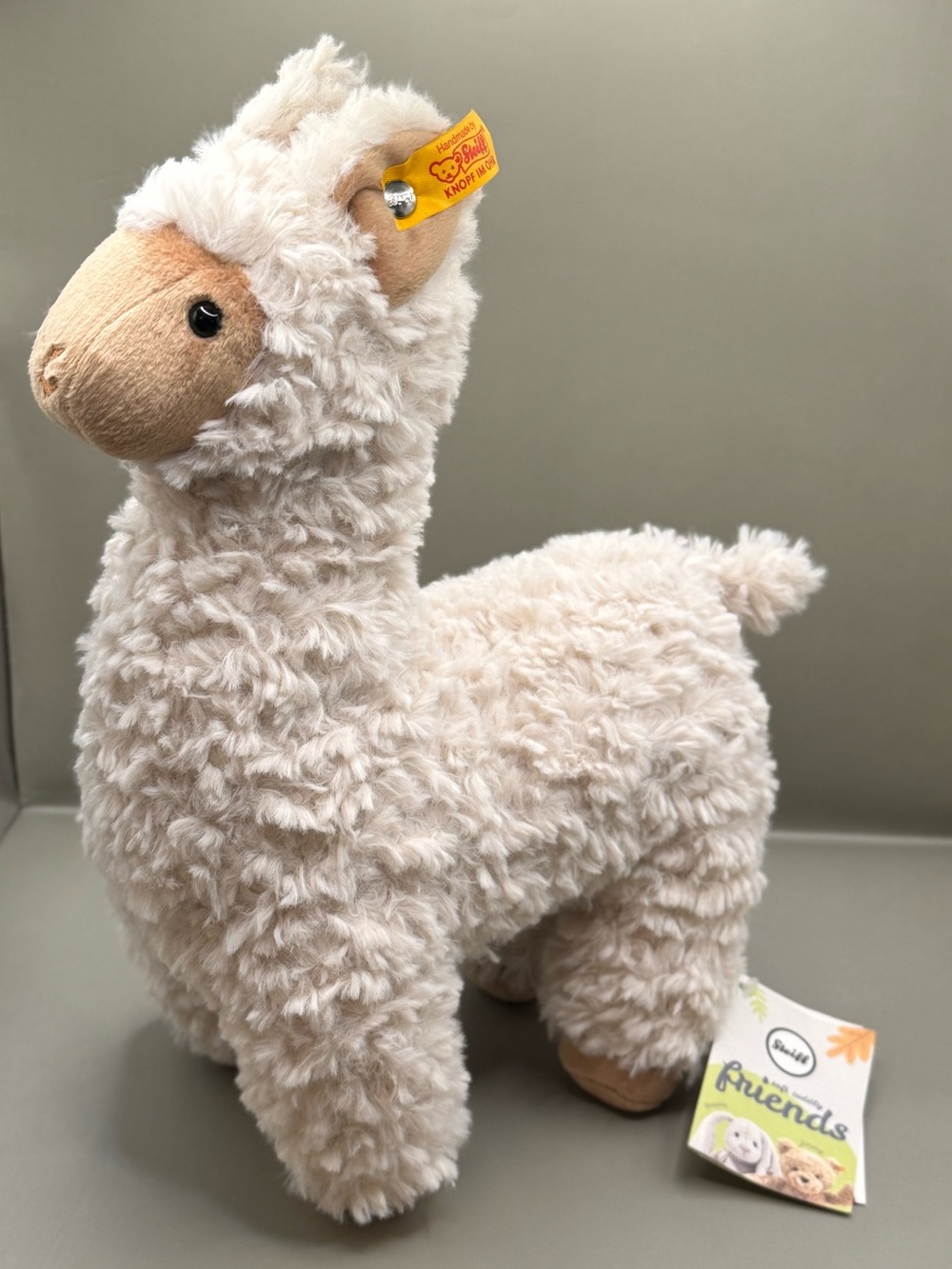 NWT Steiff Leandro Llama Plush Stuffed Animal Lovey